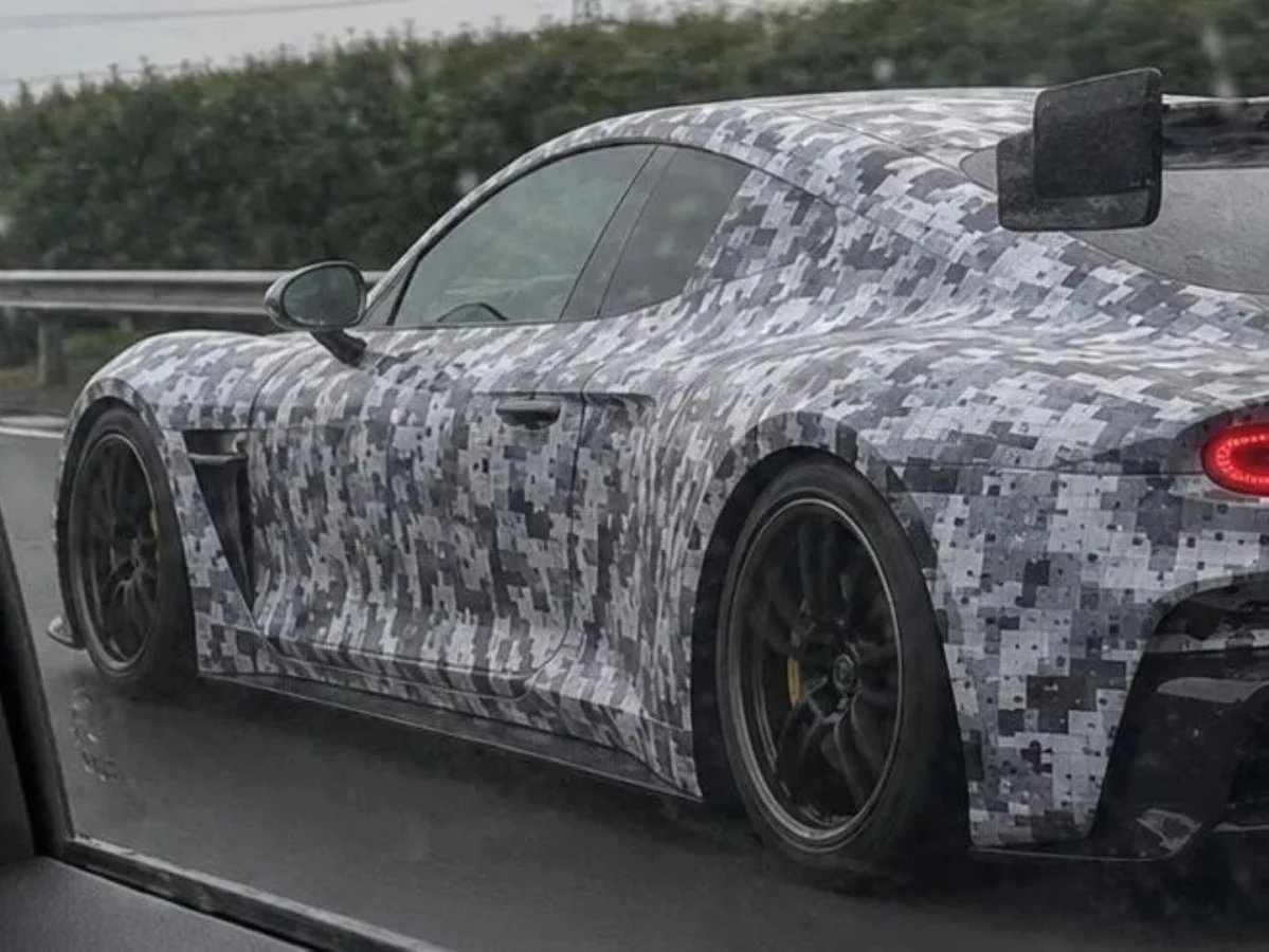 Leaked Xiaomi two door electric sports car showcases carbon fiber track wing