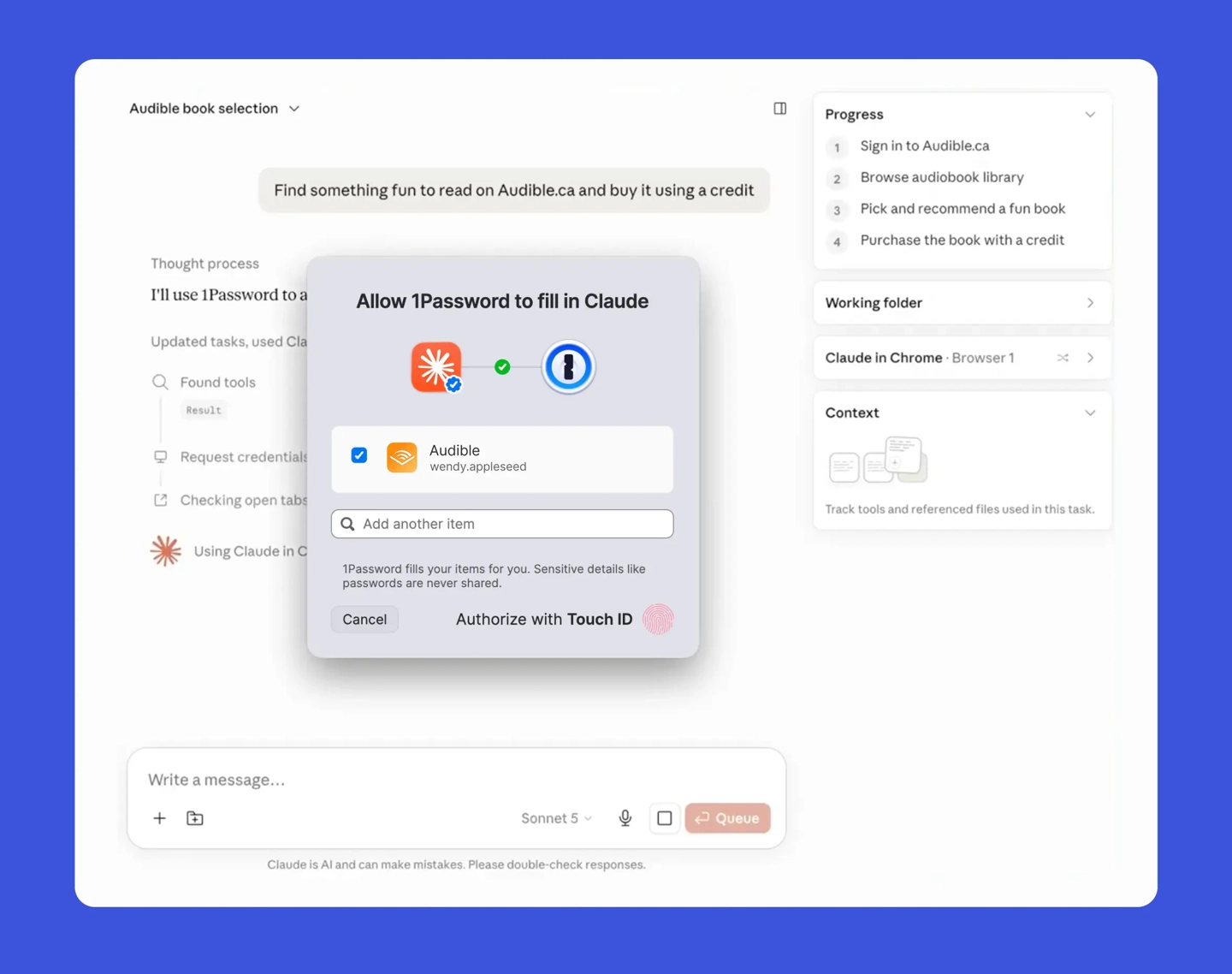 1Password for Claude debutta: password integrate nelle interazioni AI