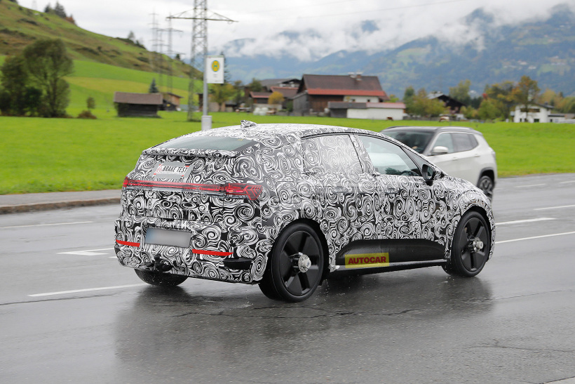 奥迪最小纯电车型:A2 E-tron 路测图曝光