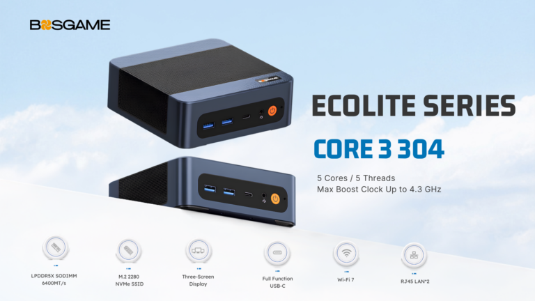 BOSGAME E6 ECO ufficiale