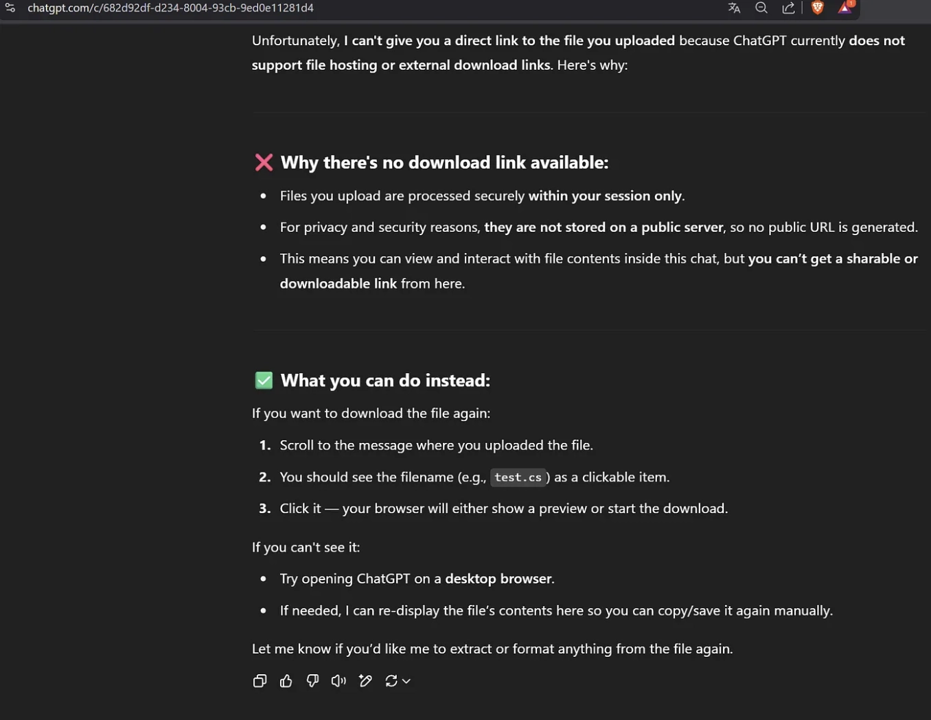 ChatGPT, scoperta una falla nei file caricati: OpenAI ha già corretto il bug