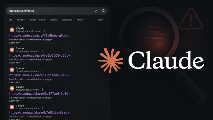 Claude finisce su Google con chat condivise indicizzate