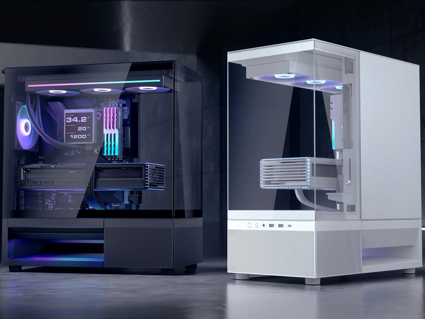 骨伽推出三面玻璃机箱 CFV220 RGB:中部进气形成顺畅风道
