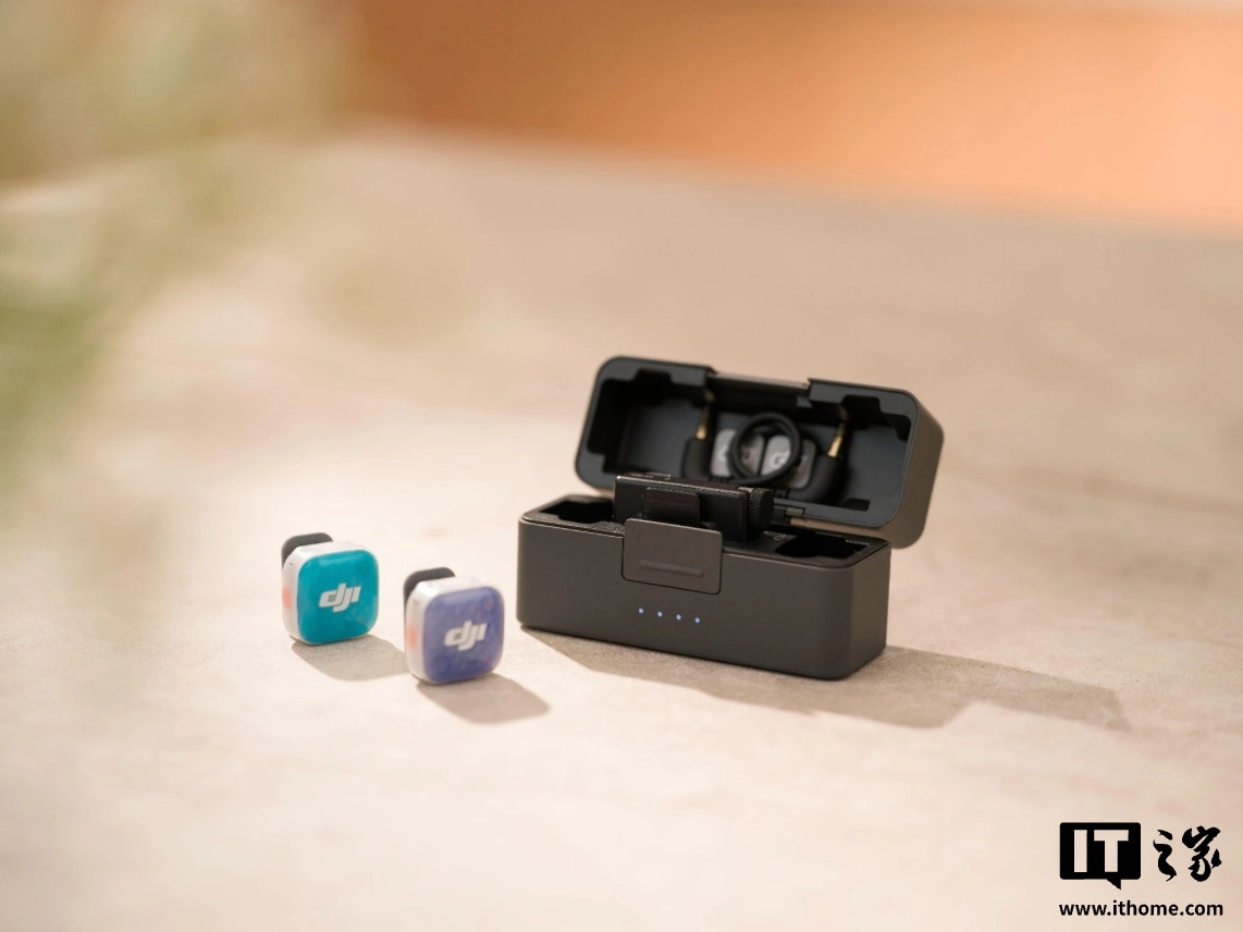 大疆推出迷你无线麦克风 DJI Mic Mini 2S:内置自研降噪模型、支持 32-bit 浮点内录,399-1199 元