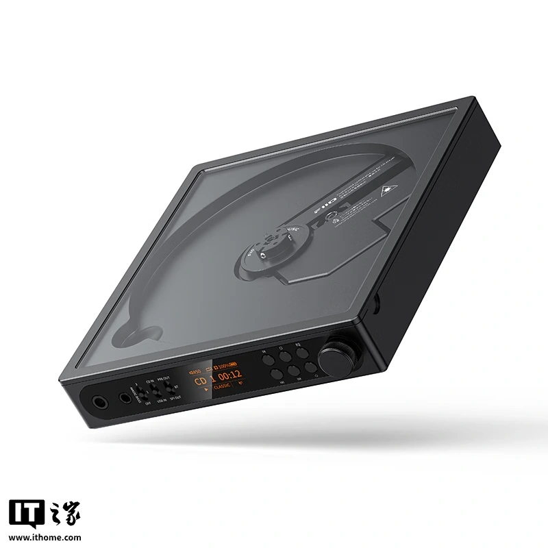 FiiO DM15 nero ufficiale: lettore CD portatile con doppio DAC AK4493S