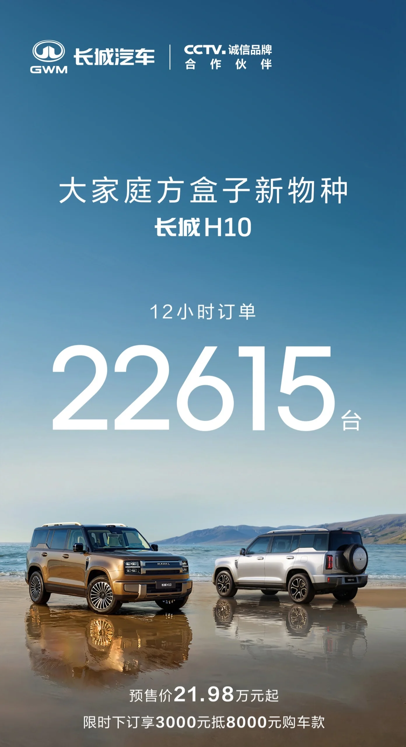 Great Wall H10, oltre 22 mila ordini in 12 ore