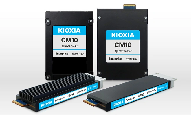 Kioxia CM10 è il primo SSD PCIe Gen6 del marchio con BiCS10 TLC