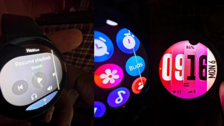 Linea verde sui Galaxy Watch