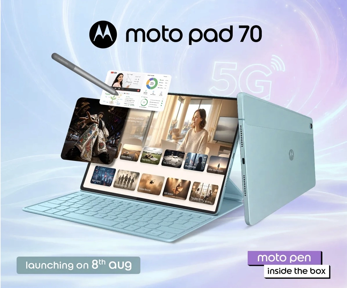 Motorola Moto Pad 70 ufficiale in anteprima