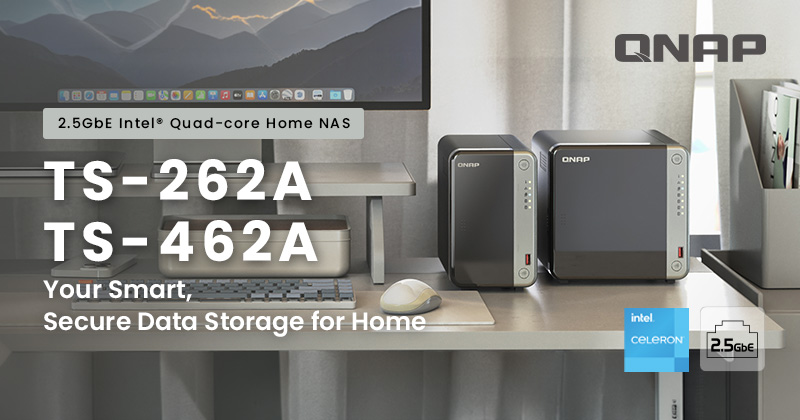 QNAP TS-262A e TS-462A ufficiali