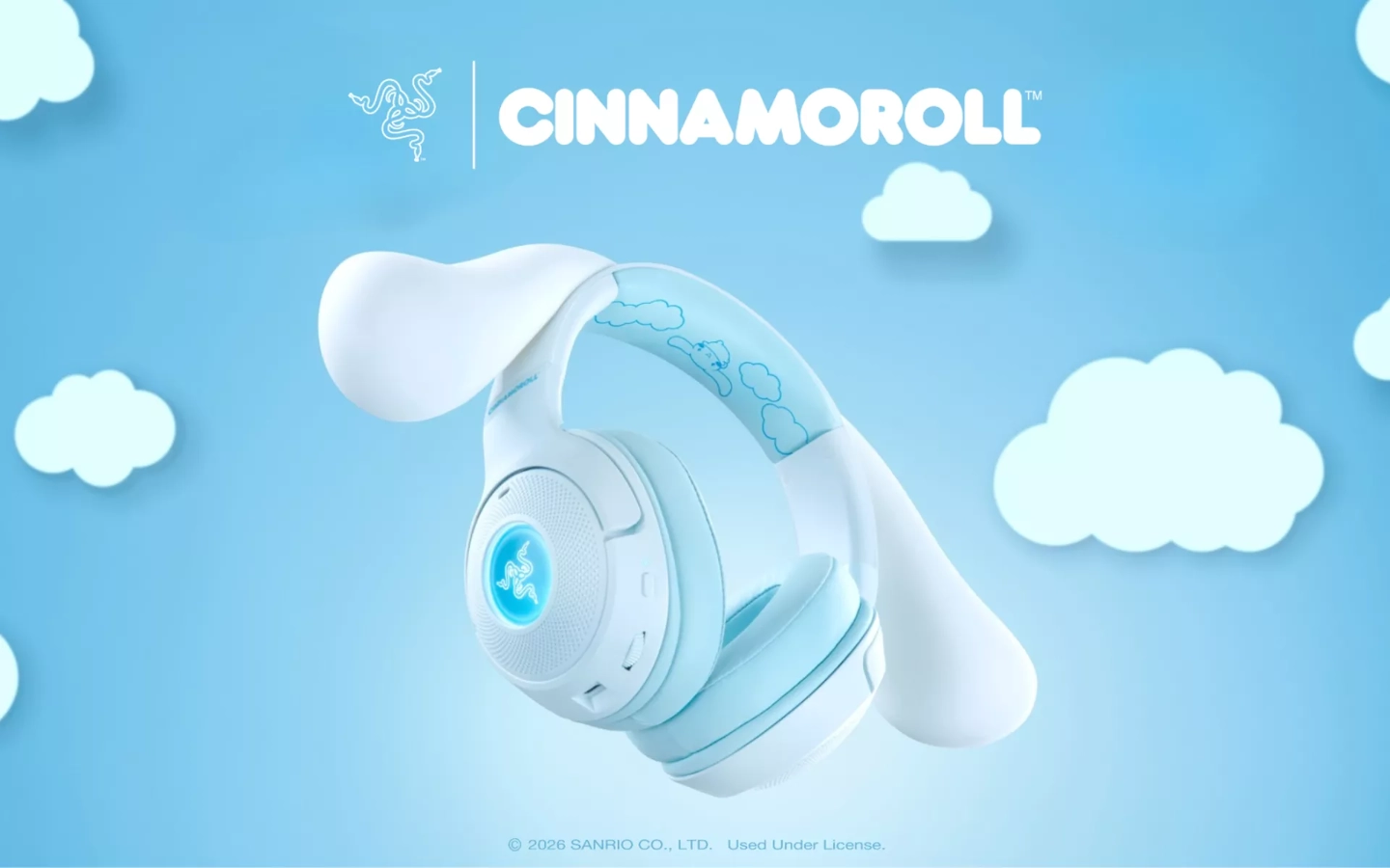 Razer lancia le cuffie wireless Cinnamoroll: Bluetooth 5.2, RGB e 60 ore