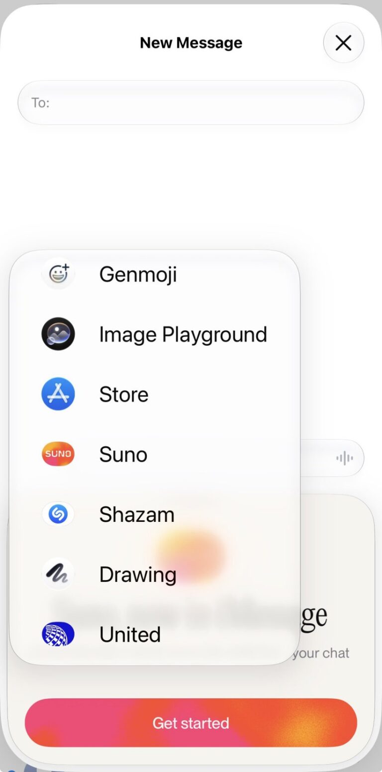 Suno su iMessage