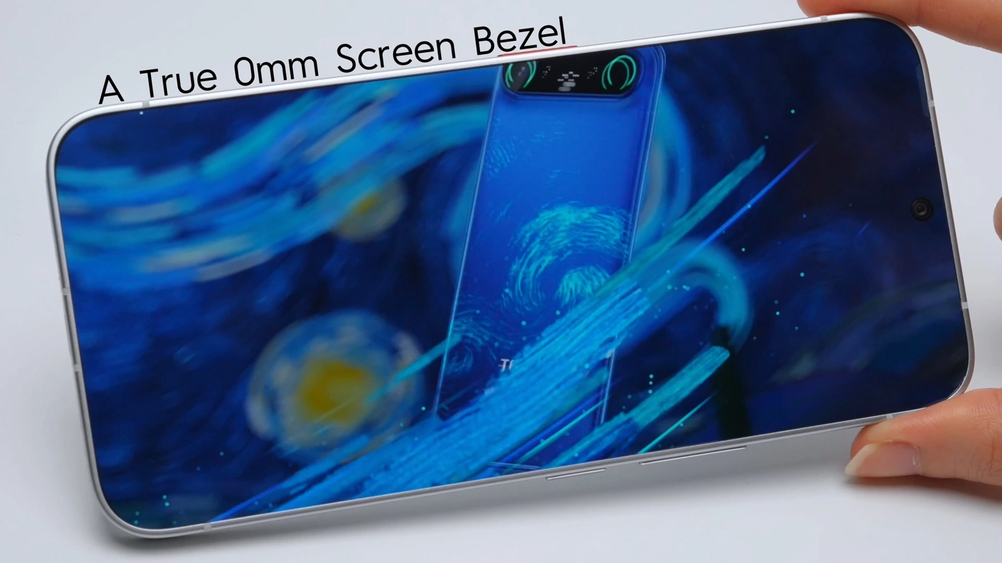 TECNO mostra il concept phone senza bordi con design vero 0 mm