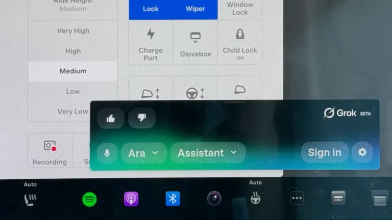 Tesla sviluppa Grok per controllare FSD con la voce