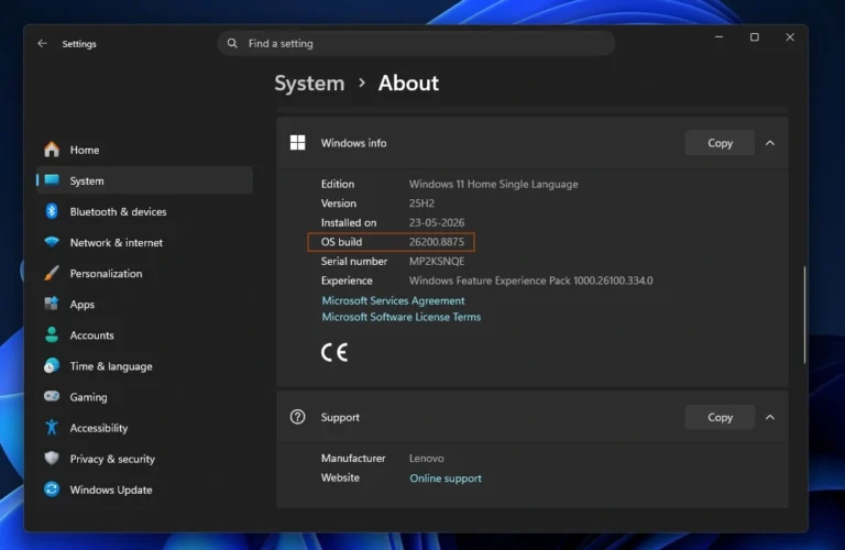 Windows 11 KB5121767