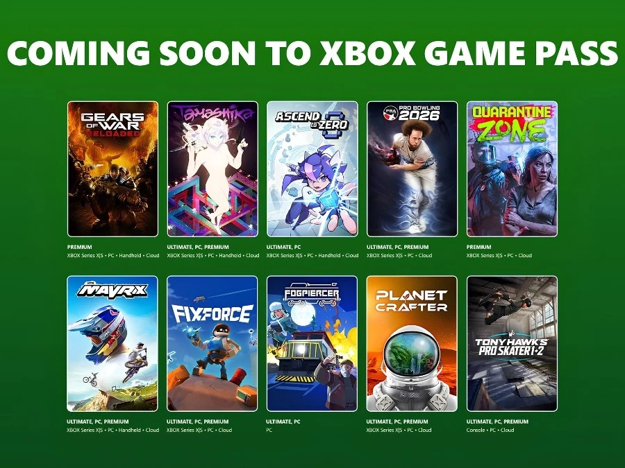 Xbox Game Pass luglio 2026: 8 nuovi giochi in arrivo, c’è anche Gears of War: Reloaded