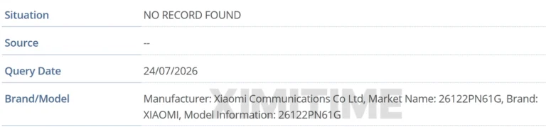 Xiaomi 18 Pro globale avvistato