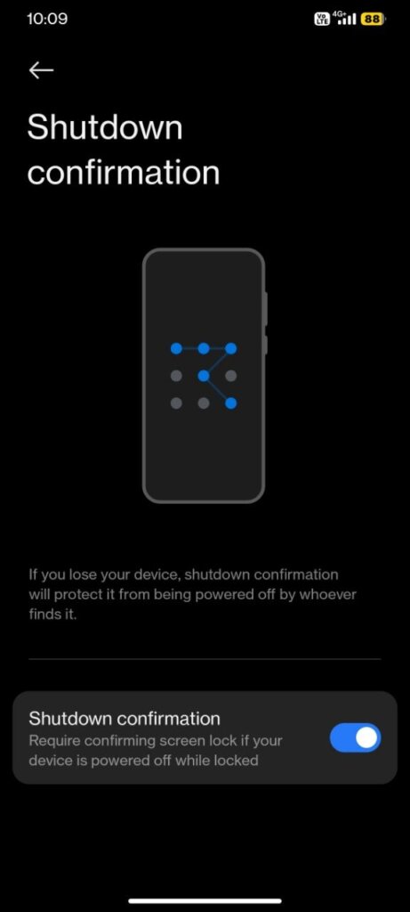 Shutdown confirmation 1