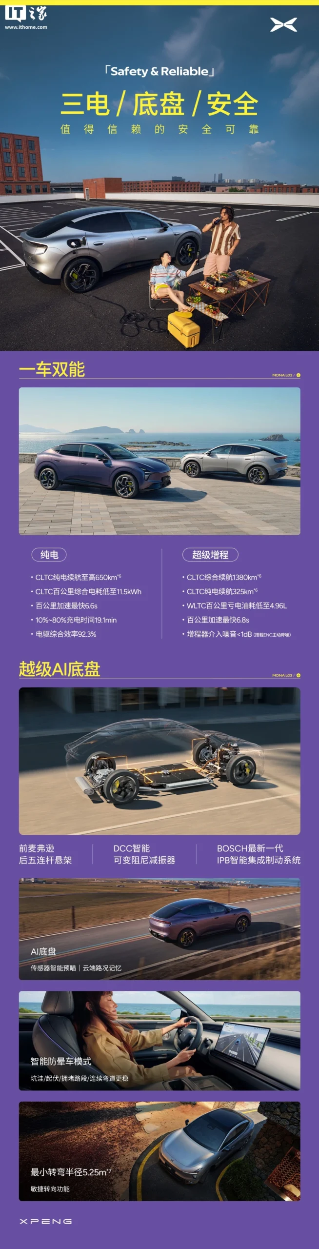 小鹏 MONA L03 上市:纯电、增程动力,12.38 万元起