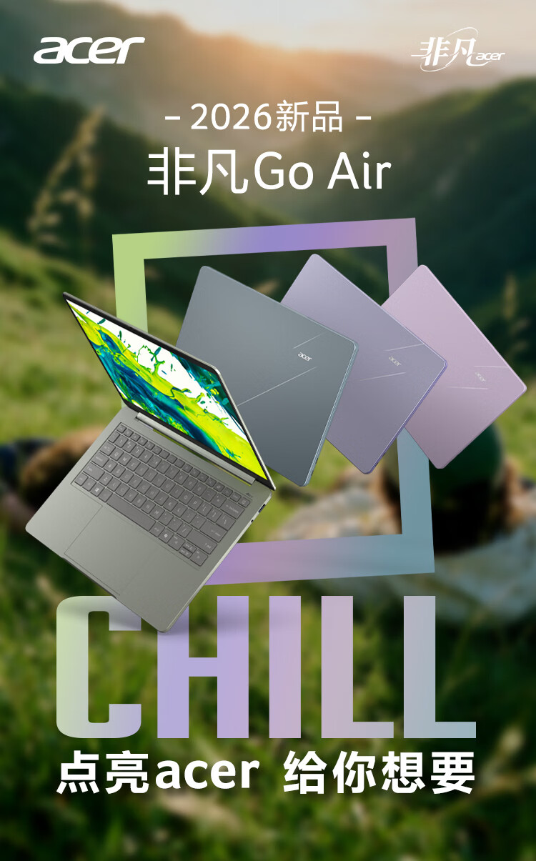 Acer Feifan Go Air ufficiale con Core 5 320
