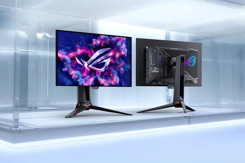华硕 ROG 旗下 RGB 条纹子像素 OLED 显示器“PG27UCWM”国行上架:4K 240Hz / FHD 480Hz 双模,7499 元