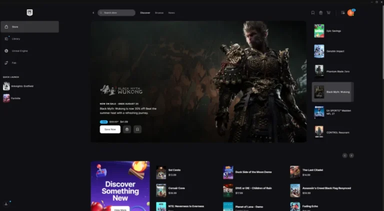 Epic Games Store arriverà su Linux screenshot articolo