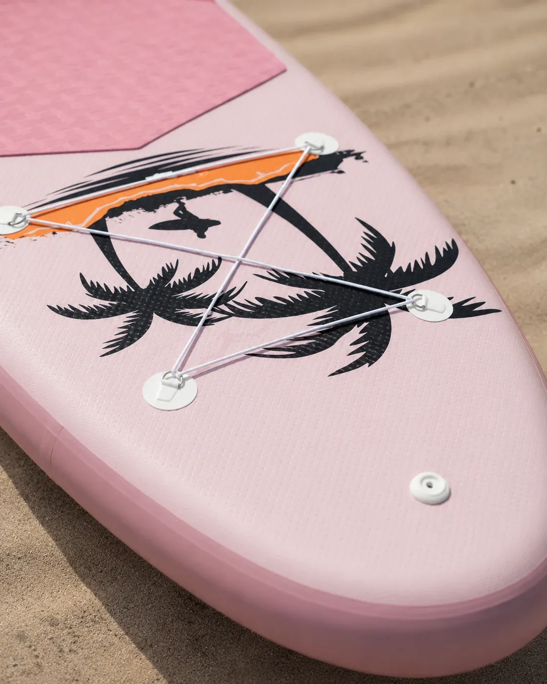 Dettaglio degli elastici anteriori del FunWater SUPFW37B