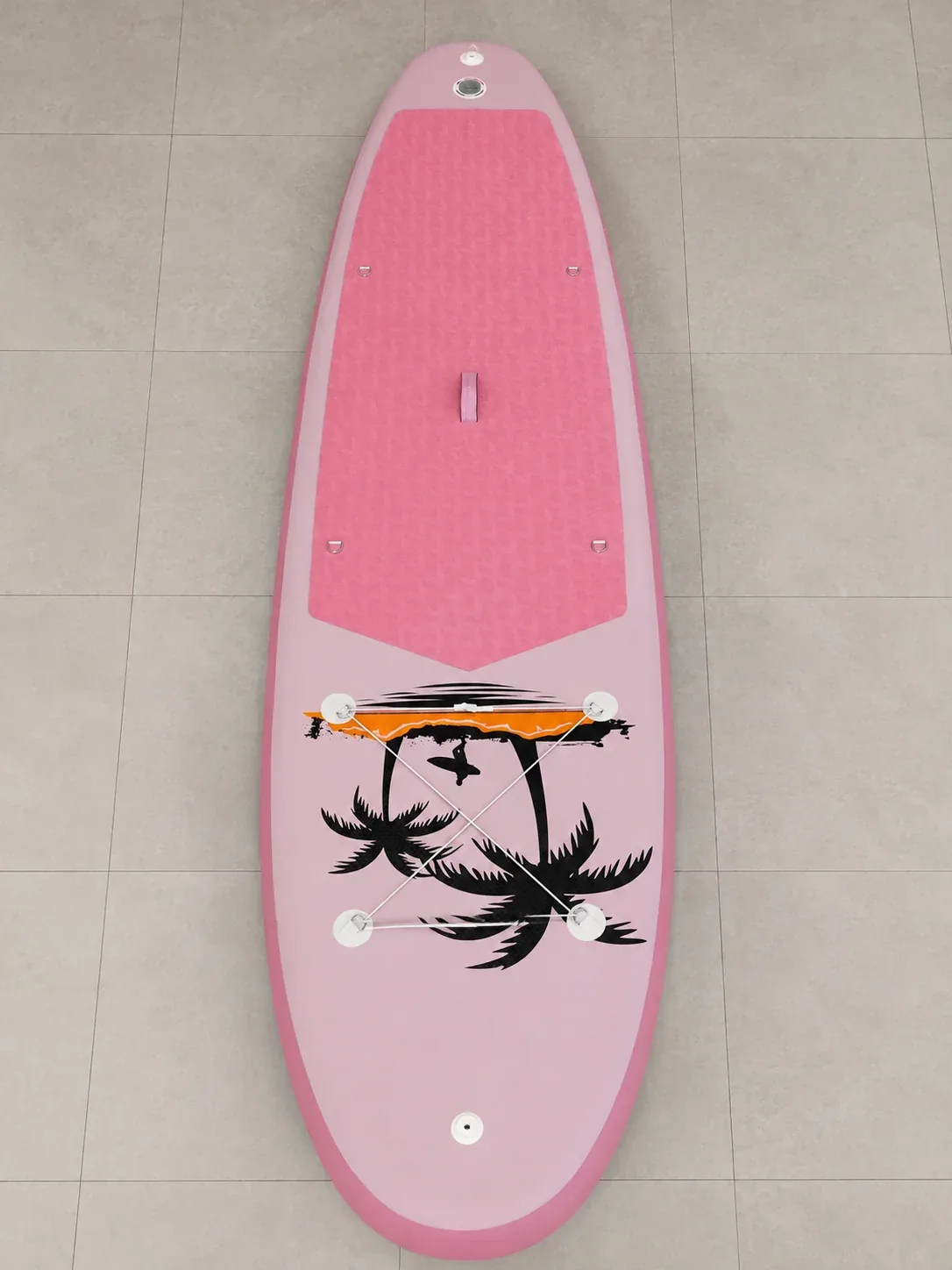FunWater SUPFW37B rosa visto dall'alto