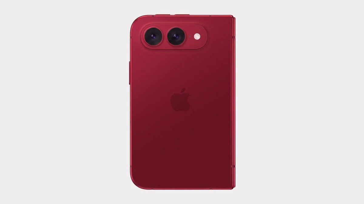 红色版时隔 4 年回归?苹果首款折叠手机 iPhone Ultra 渲染图再曝