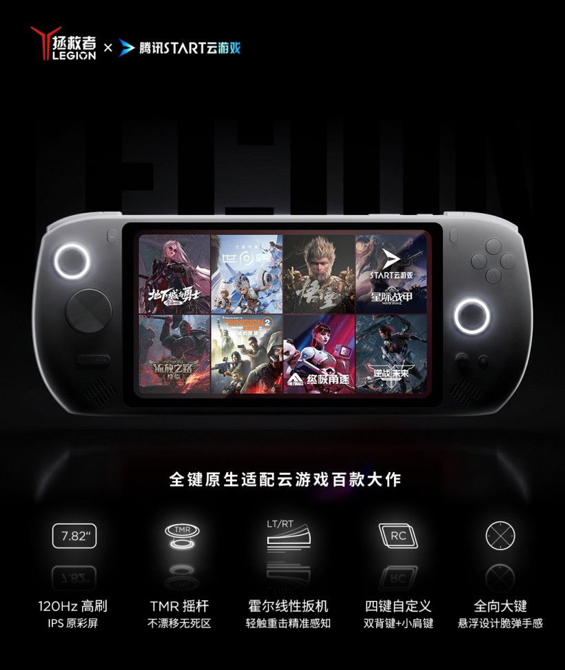 联想拯救者云游戏掌机 C700 定档 8 月 25 日发布,支持腾讯 START