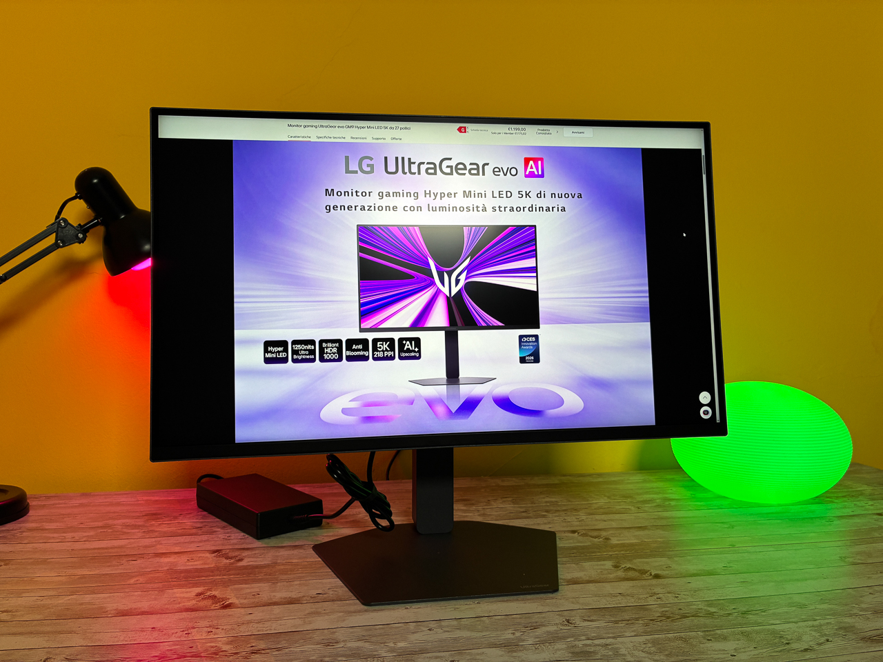 LG UltraGear evo GM9: 27 pollici, 5K, Mini LED e Dual Mode