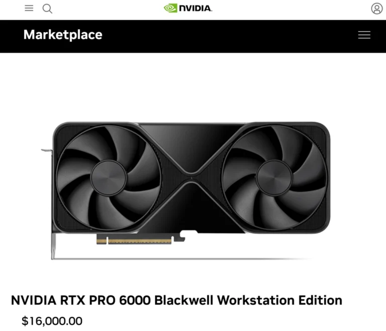 Nvidia RTX PRO 6000 Blackwell