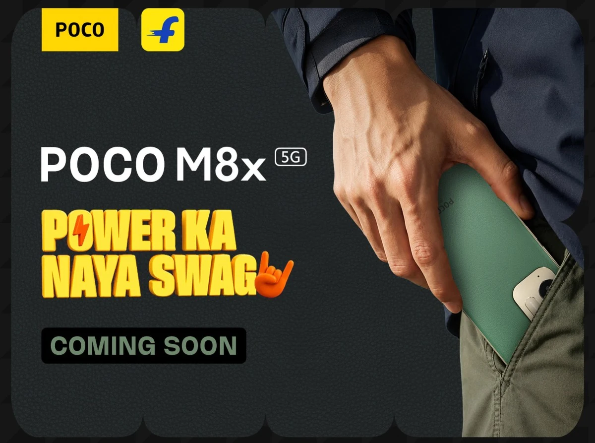 Poco M8x 5G in teaser: design verde e doppia fotocamera