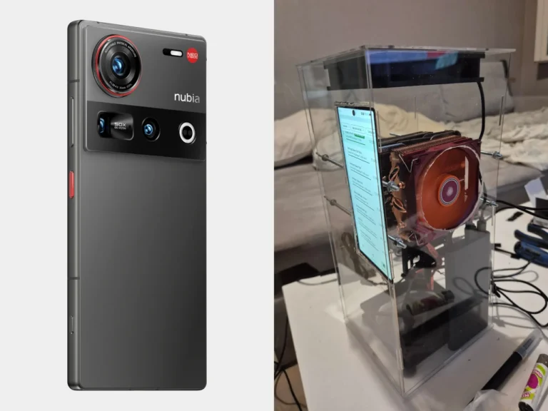 Questo nubia Z70 Ultra modificato esegue The Witcher 3 a 1080p Ultra