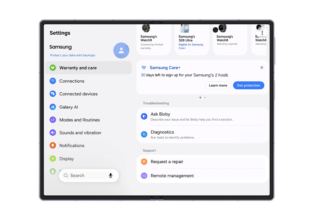 samsung mobile warranty and care samsung care main1
