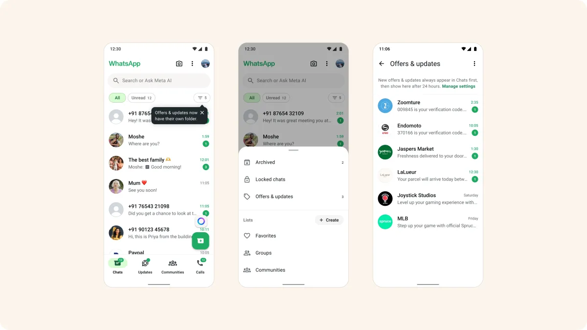 WhatsApp prepara la cartella per i messaggi aziendali e migliora i Canali