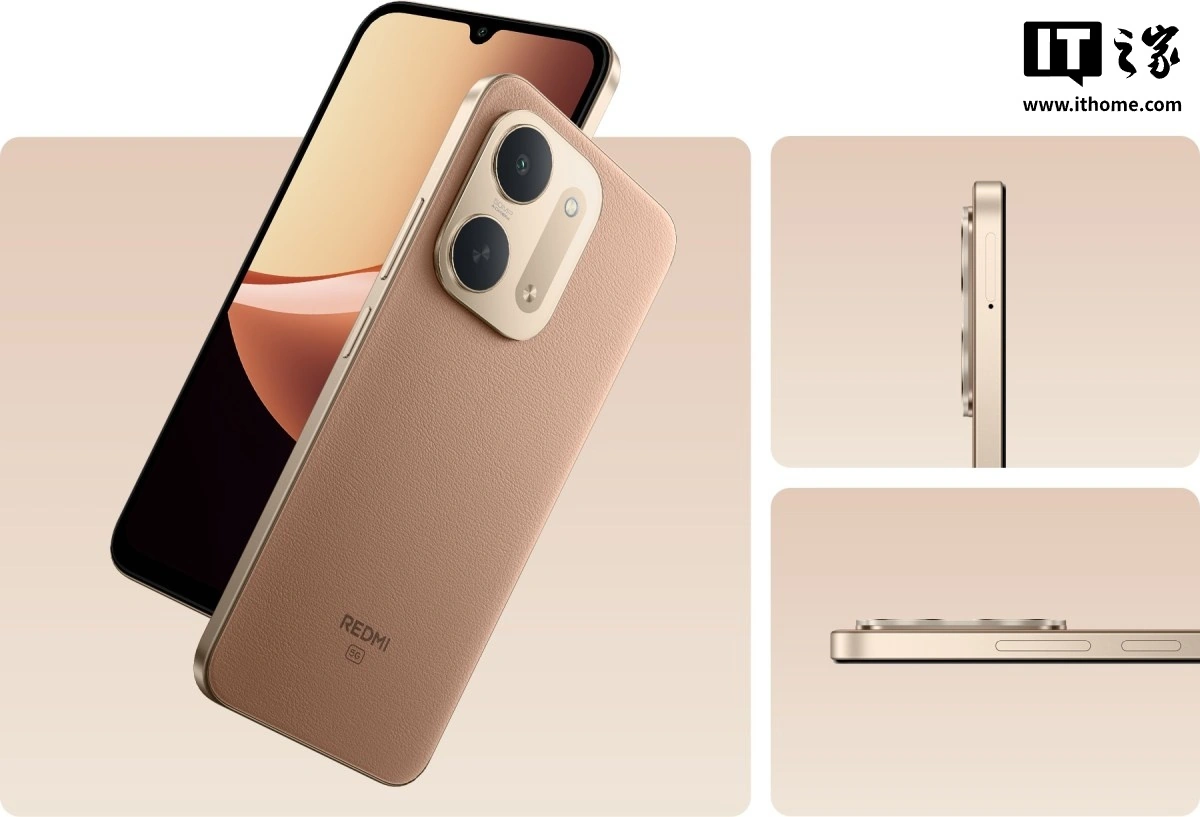 小米 REDMI 17C 5G 手机海外发布:天玑 6300 芯片,279 新加坡元