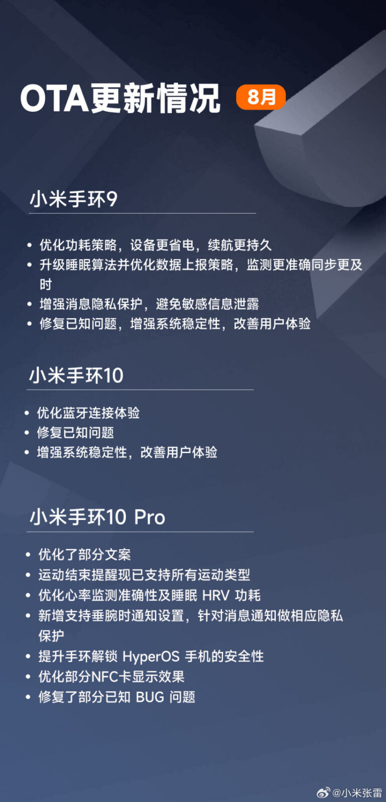 Xiaomi Wearable