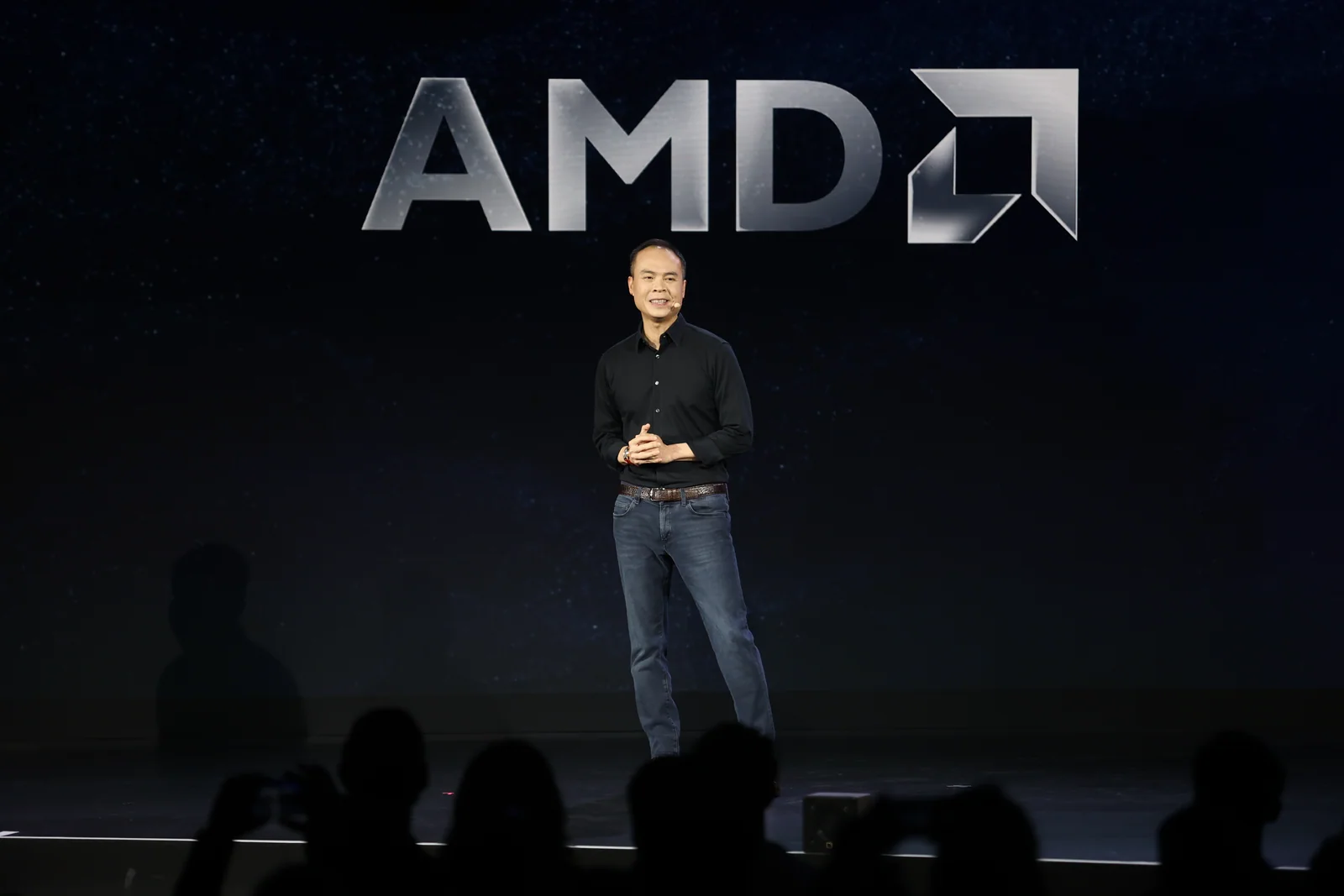 Palco della keynote AMD sulla Personal AI