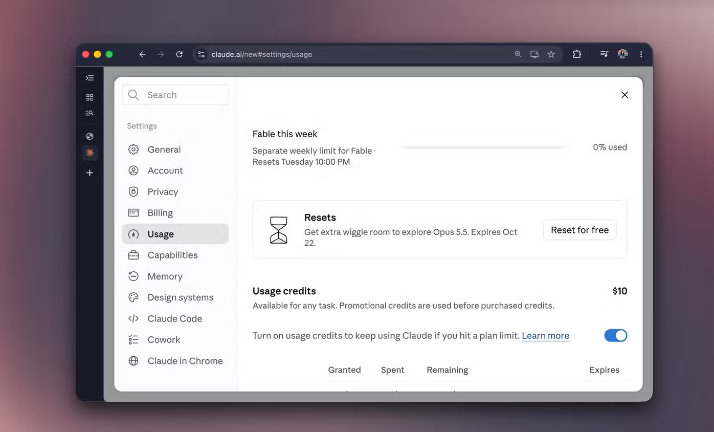 Anthropic il reset gratuito temporaneo delle quote su Claude