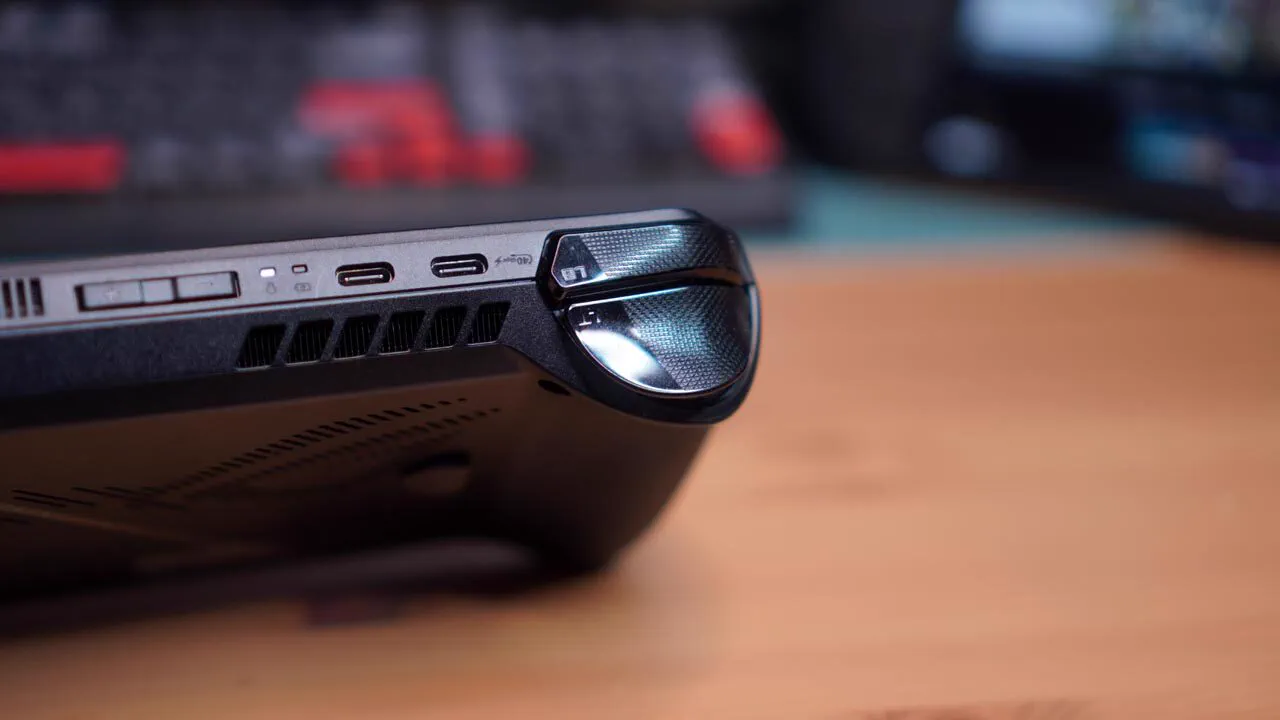 Porte superiori di ASUS ROG Ally X