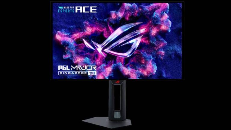 ASUS ROG PG259QWS Ace ufficiale: OLED Full HD da 24,5 pollici a 720 Hz