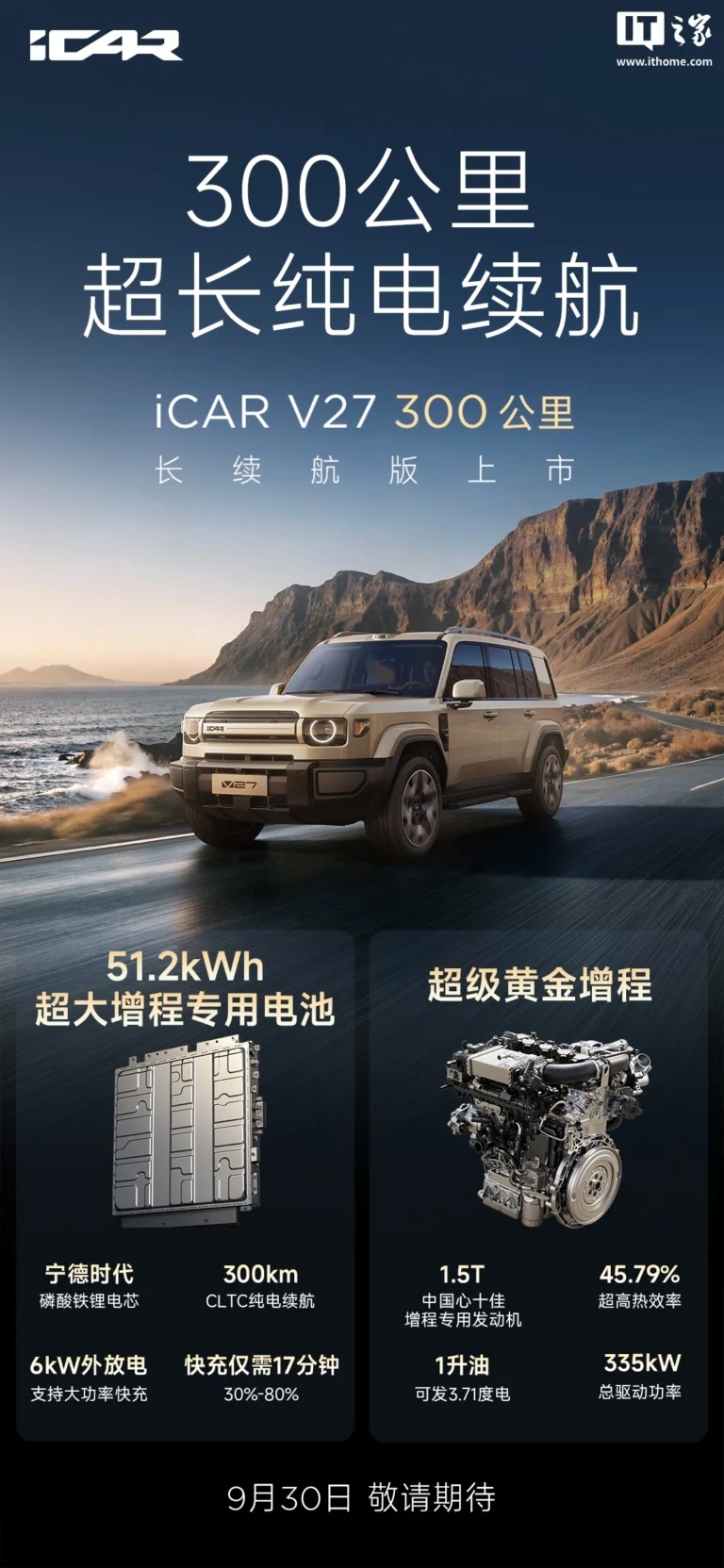Chery iCAR V27 lunga autonomia