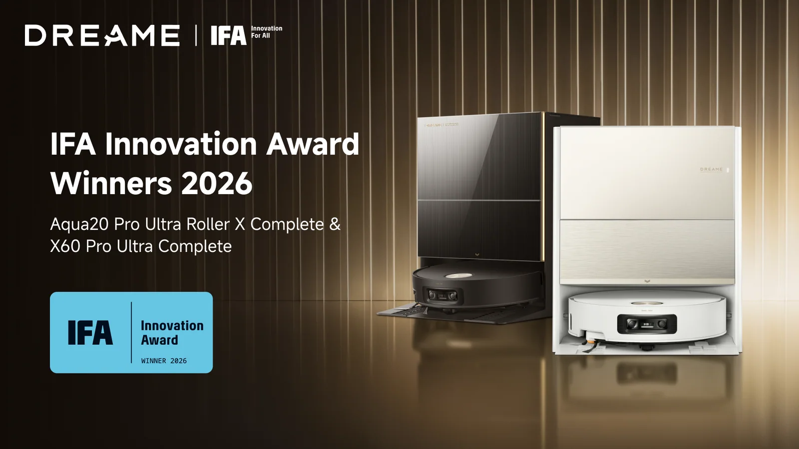 Dreame conquista due IFA Innovation Awards