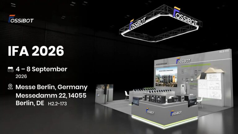 FOSSiBOT a IFA 2026 con F3000 packaging prodotto