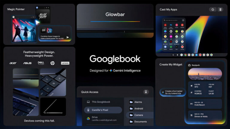 Googlebook Acer, ASUS e Lenovo