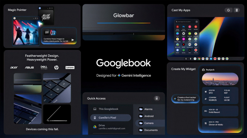 Googlebook Acer, ASUS e Lenovo