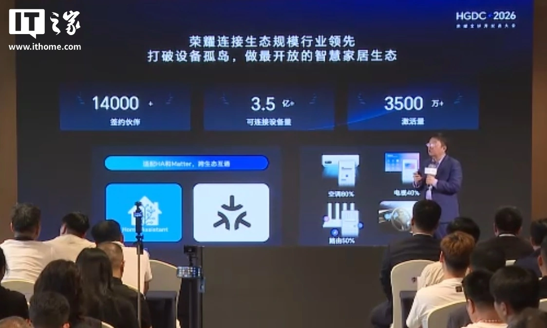 HONOR Home 荣耀智慧家品牌发布,到 2027 年底开 500 家线下店