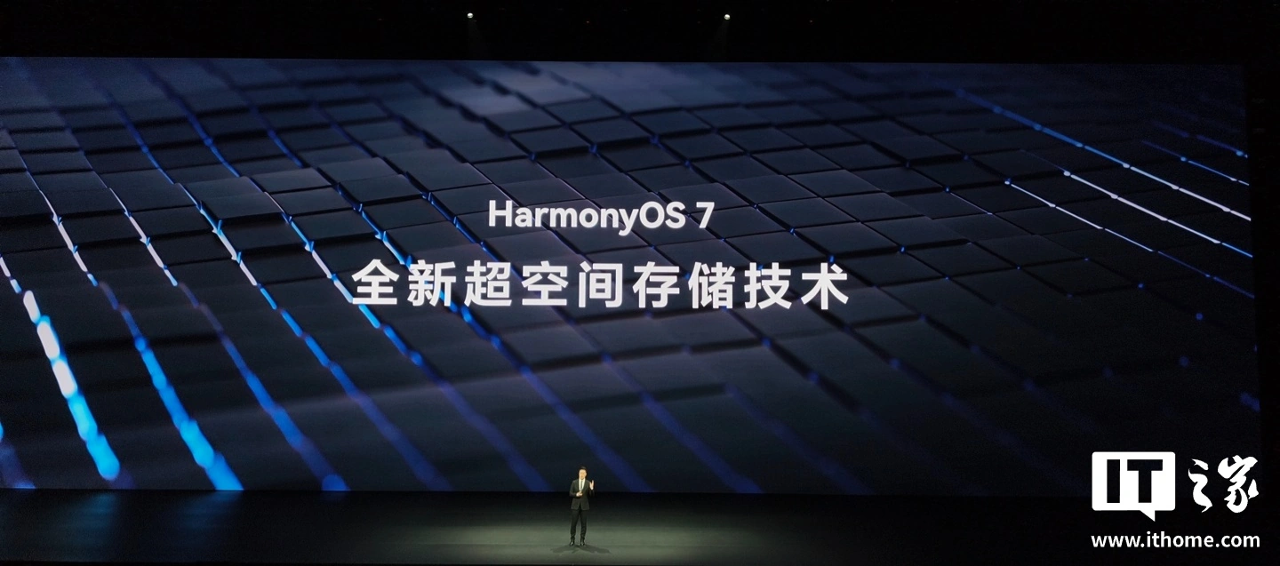 Huawei HarmonyOS 7 con ultra storage e fino