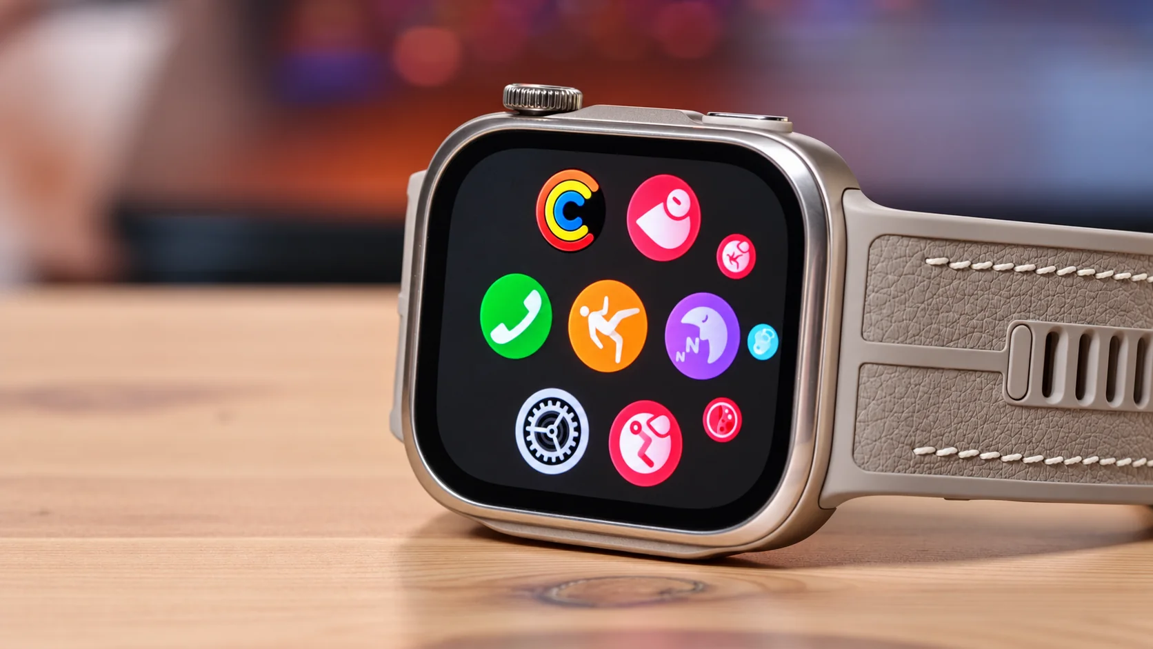 Menu delle applicazioni sul display di Huawei Watch D3